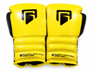 GATLING DIABOLO GD-1 premium yellow black boxing sparring gloves for UK and European fighters