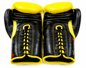 GATLING DIABOLO GD-1 premium yellow black boxing sparring gloves for UK and European fighters