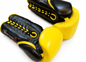 GATLING DIABOLO GD-1 premium yellow black boxing sparring gloves for UK and European fighters