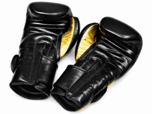 GATLING G FORCE GGF-1 premium black gold boxing sparring gloves for UK and European fighters
