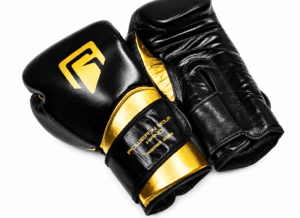 GATLING G FORCE GGF-1 premium black gold boxing sparring gloves for UK and European fighters