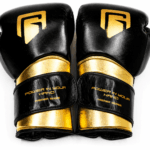 GATLING G FORCE GGF-1 premium black gold boxing sparring gloves for UK and European fighters
