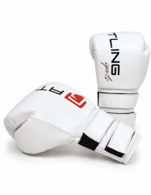 GATLING DUEL FORCE GDF-1 premium white boxing sparring gloves for UK and European fighters