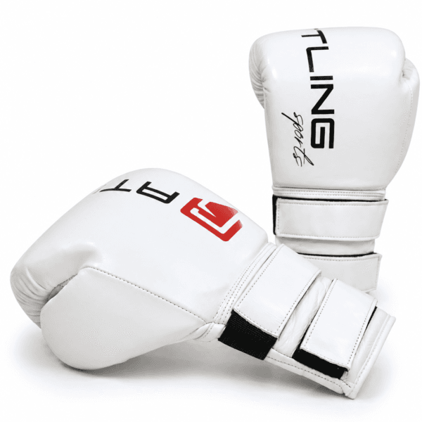GATLING DUEL FORCE GDF-1 premium white boxing sparring gloves for UK and European fighters