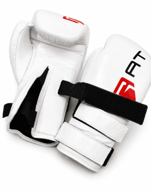 GATLING DUEL FORCE GDF-1 premium white boxing sparring gloves for UK and European fighters