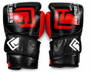 GATLING REAPER GR-2 premium black red boxing sparring gloves for UK and European fighters