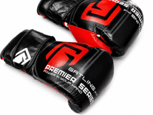 GATLING REAPER GR-2 premium black red boxing sparring gloves for UK and European fighters