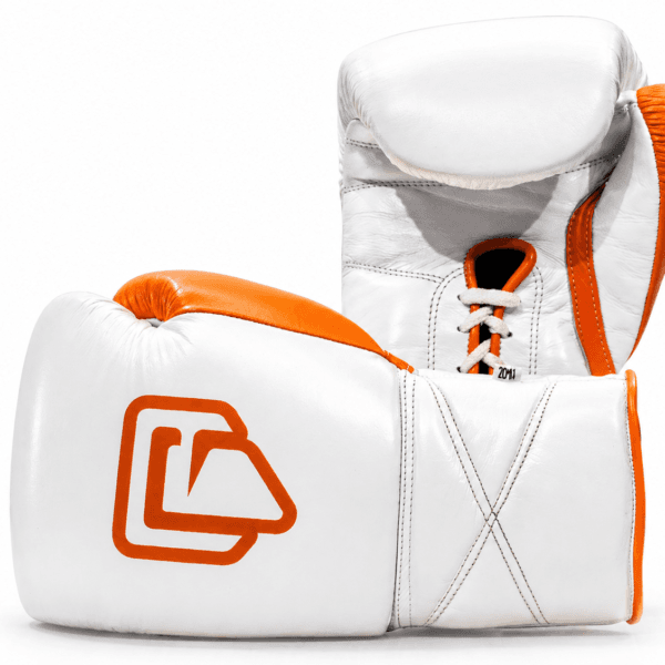 GATLING CROSS GX-1 premium white orange boxing sparring gloves for UK and European fighters
