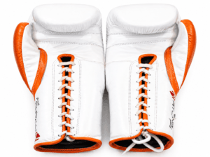GATLING CROSS GX-1 premium white orange boxing sparring gloves for UK and European fighters
