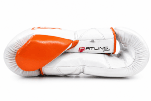 GATLING CROSS GX-1 premium white orange boxing sparring gloves for UK and European fighters