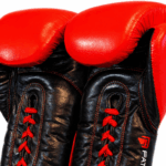 GATLING INFINITE GI-1 premium red black leather boxing gloves for sparring training