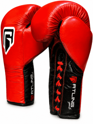 GATLING INFINITE GI-1 premium red black leather boxing gloves for sparring training
