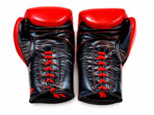 GATLING INFINITE GI-1 premium red black leather boxing gloves for sparring training