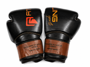 GATLING PHANTOM GPH-1 premium black brown leather boxing gloves training sparring worldwide