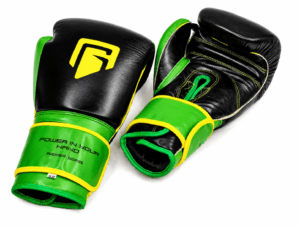 GATLING RAMPAGE GRM-1 premium black green boxing gloves sparring training worldwide