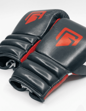 GATLING DIABOLO GD-2 black and red premium sparring gloves for boxing training