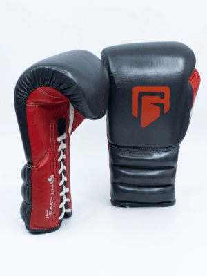 GATLING DIABOLO GD-2 black and red premium sparring gloves for boxing training