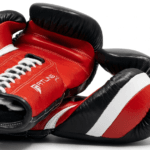 GATLING DIABOLO GD-2 black and red premium sparring gloves for boxing training