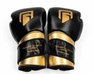 GATLING G FORCE GGF-1 premium black gold boxing sparring gloves for UK and European fighters