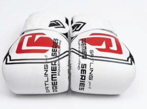 GATLING REAPER GR-2 premium white boxing sparring gloves for UK and European fighters