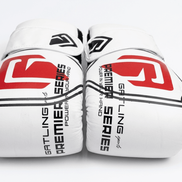 GATLING REAPER GR-2 premium white boxing sparring gloves for UK and European fighters