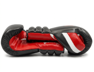 GATLING DIABOLO GD-2 black and red premium sparring gloves for boxing training