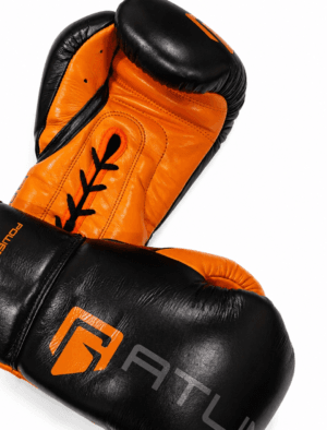 GATLING ALPHA GA-1 premium black orange boxing gloves for sparring training worldwide