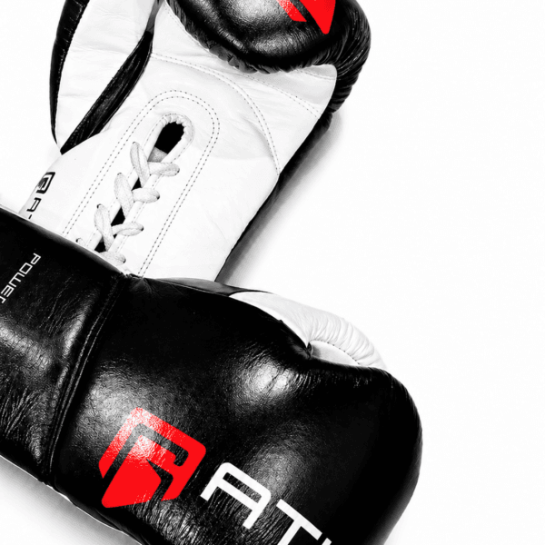 GATLING ACE GA-2 premium black white red boxing gloves for sparring training worldwide