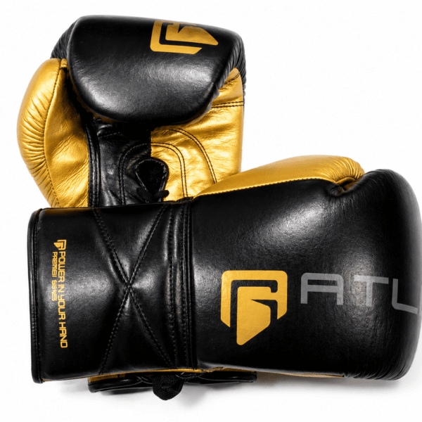 GATLING CROSS GMX-1 premium black gold boxing gloves for sparring training worldwide