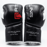 GATLING ACE GA-2 premium black white red boxing gloves for sparring training worldwide