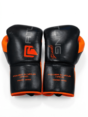 GATLING ALPHA GA-1 premium black orange boxing gloves for sparring training worldwide