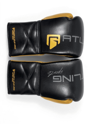 GATLING CROSS GMX-1 premium black gold boxing gloves for sparring training worldwide